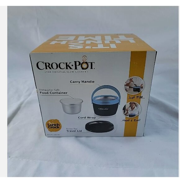 Crock-Pot Lunch Crock Food Warmer 20 Oz. Heat Travel Carry Slow Cooker black - Picture 4 of 4